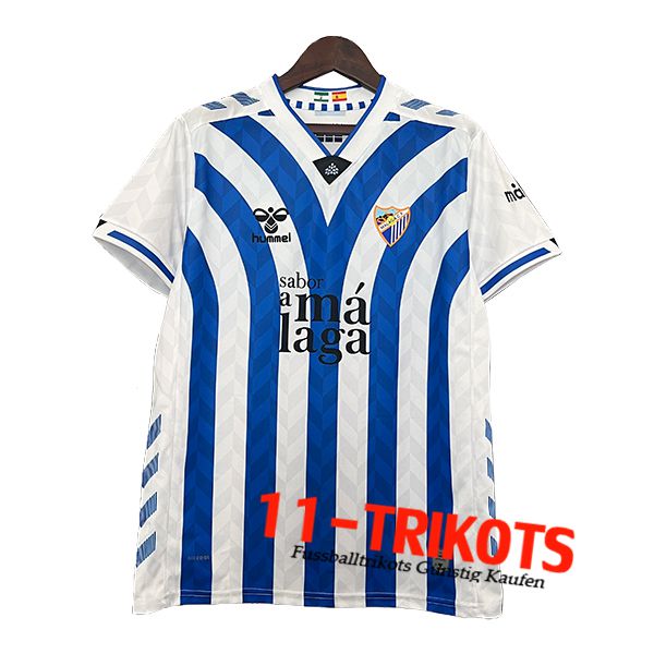 Malaga Fussball Trikots Special Edition Weiß/Blau 2024/2025