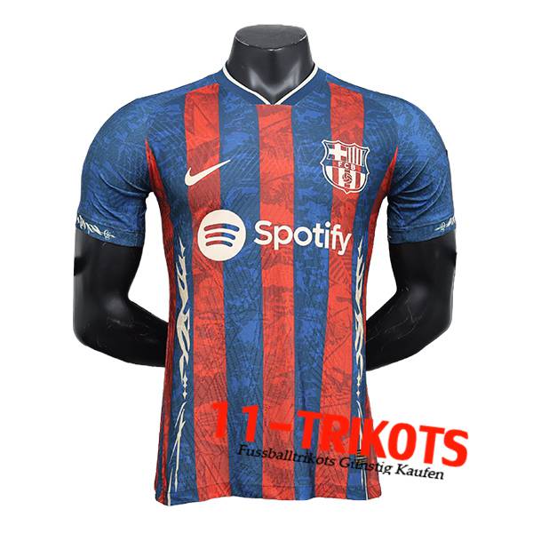 FC Barcelona Fussball Trikots Special Edition Rot/Blau 2024/2025