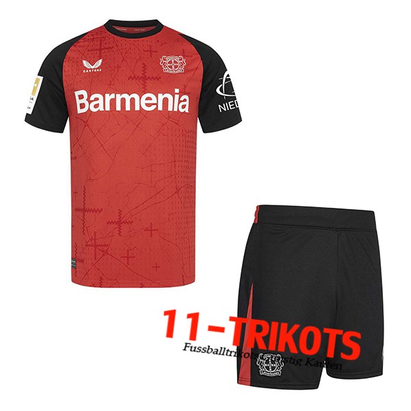 Neues Bayer 04 Leverkusen Kinder Heimtrikot 2024/2025