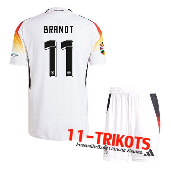 Deutschland (BRANDT #11) Kinder Heimtrikot UEFA Euro 2024