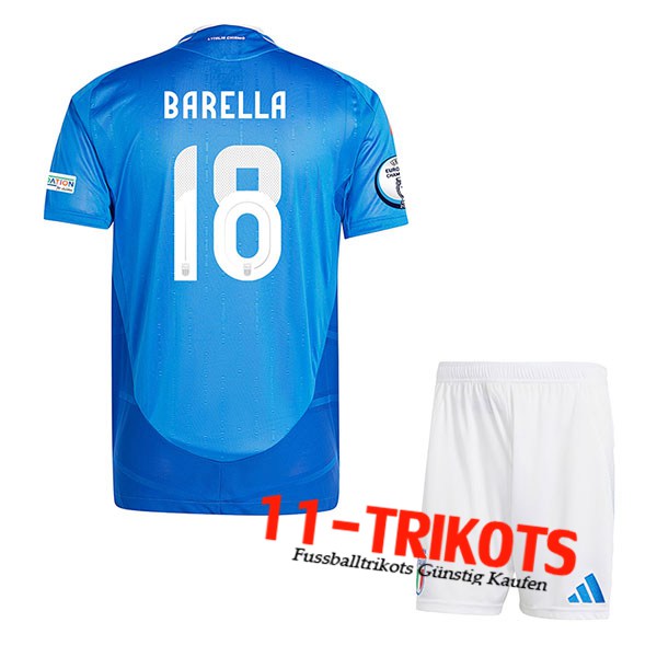 Italien (BARELLA #18) Kinder Heimtrikot UEFA Euro 2024