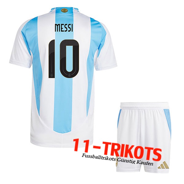 Argentinien (MESSI #10) Kinder 2024/2025 Heimtrikot