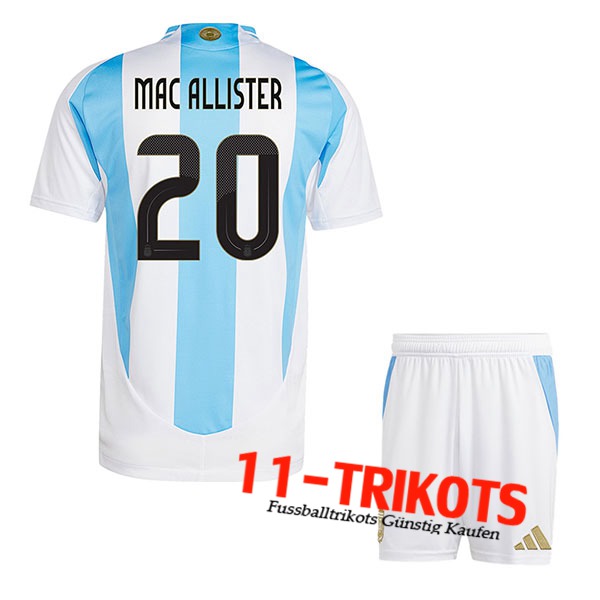 Argentinien (MAC ALLISTER #20) Kinder 2024/2025 Heimtrikot