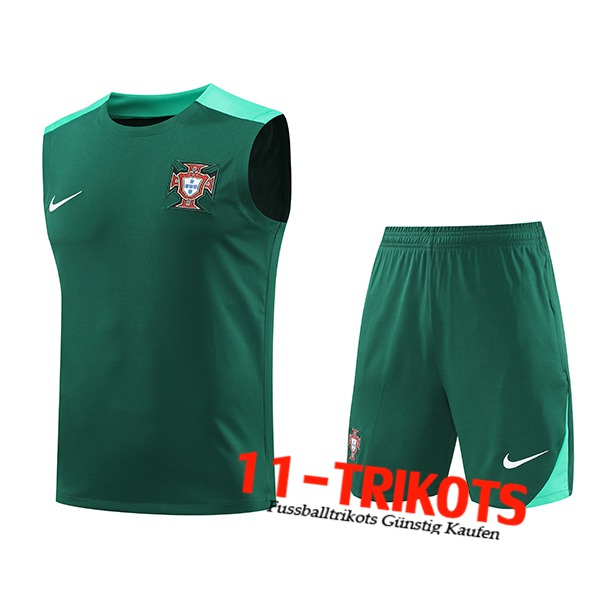 Portugal Trainings-Tanktop Grün 2024/2025