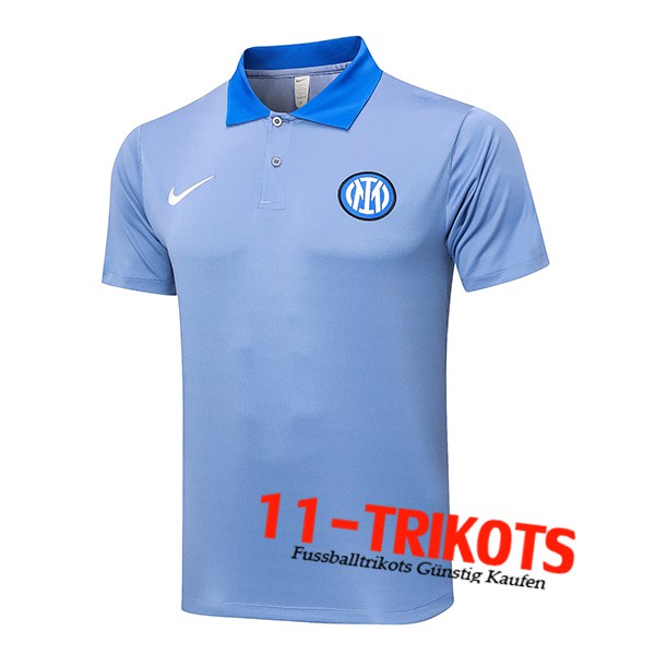 Inter Milan Poloshirt Blau/Grau 2024/2025