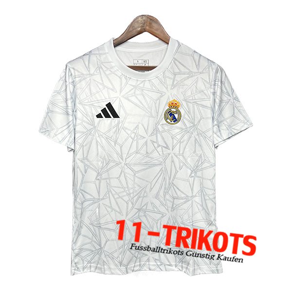 Real Madrid Trainingstrikot Weiß 2024/2025