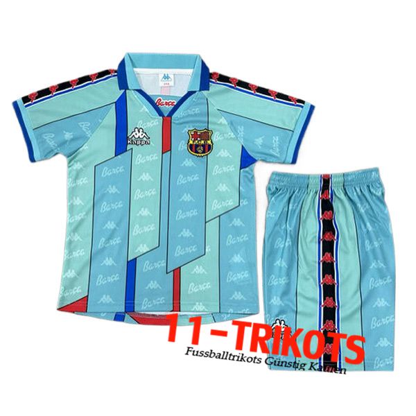 FC Barcelona Retro Kinder Heimtrikot 1996/1997