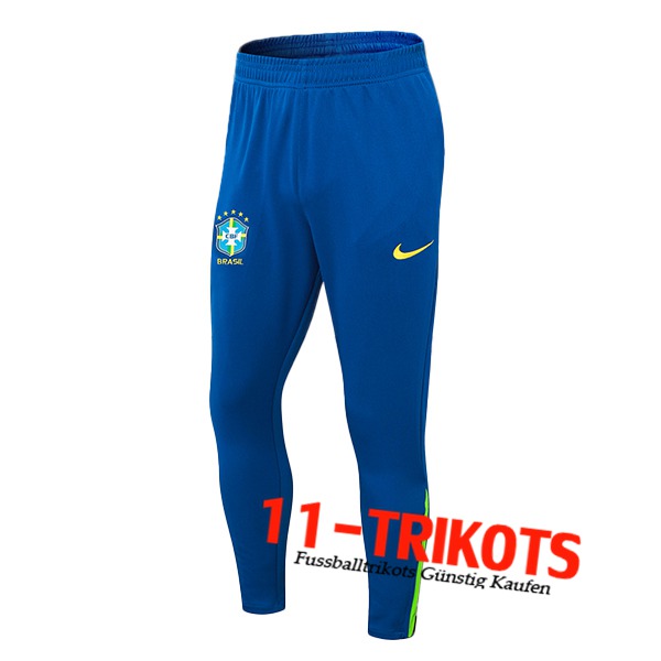 Brasilien Trainingshose Blau/Grün 2024/2025 -03