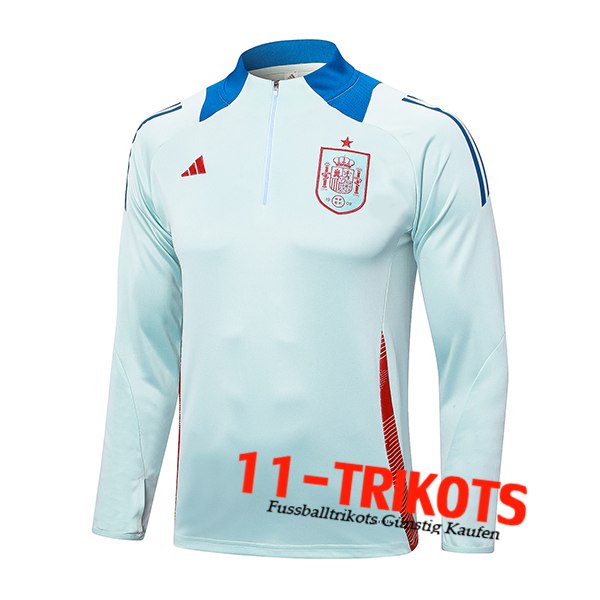 Spanien Training Sweatshirt Hellblau 2024/2025