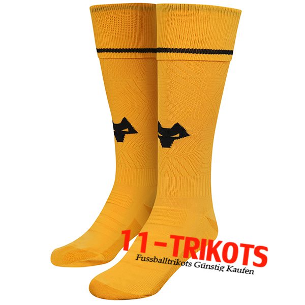 Wolves Fussball Socken Heimtrikot 2024/2025