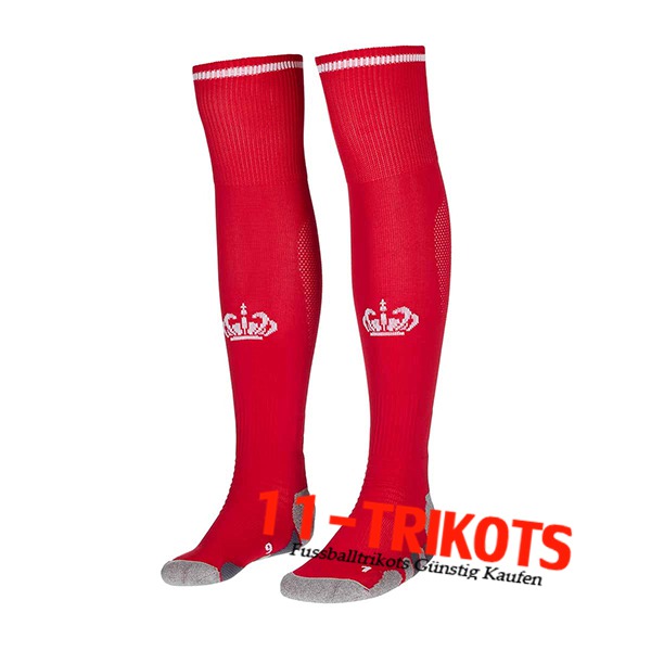 AS Monaco Fussball Socken Heimtrikot 2024/2025