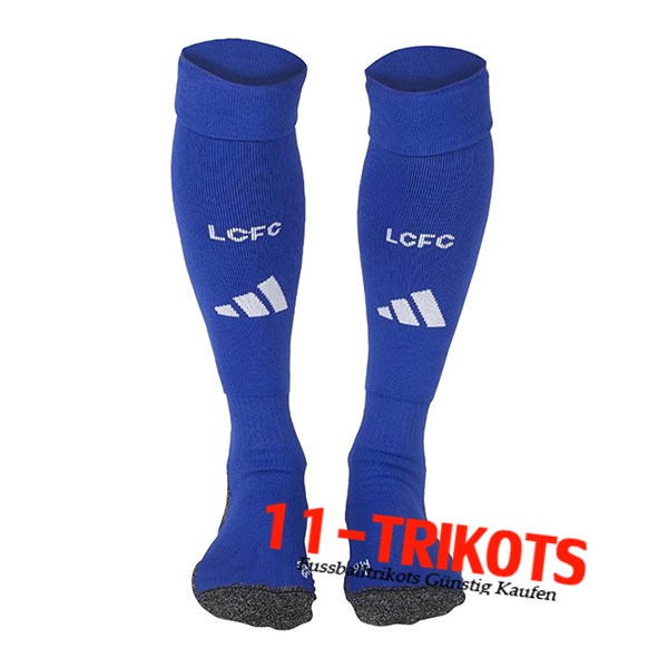 Leicester City Fussball Socken Heimtrikot 2024/2025