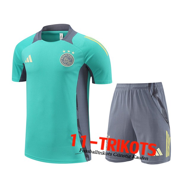 Ajax Trainingstrikot Grün/Grau 2024/2025