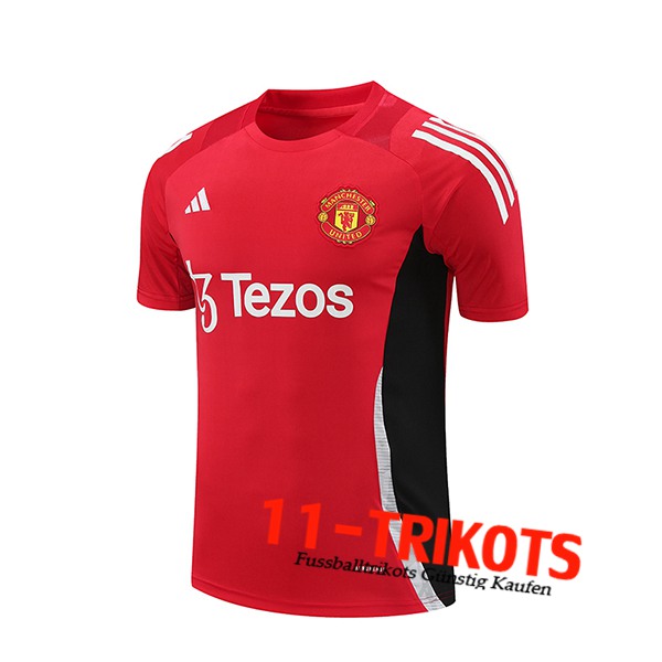 Manchester United Trainingstrikot Rot/Schwarz 2024/2025