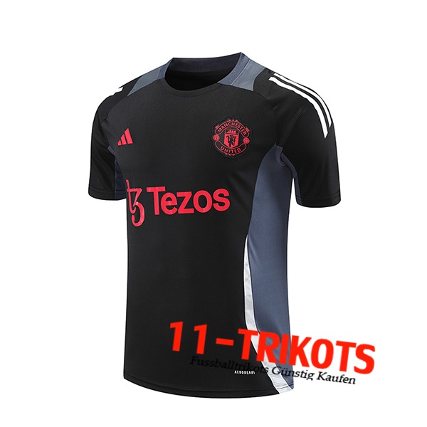 Manchester United Trainingstrikot Schwarz/Grau 2024/2025