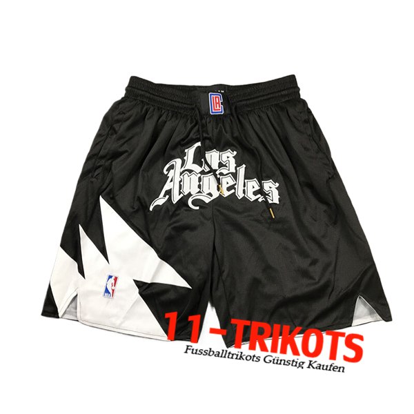 Los Angeles Clippers Shorts NBA 2024/25 Schwarz/Weiß