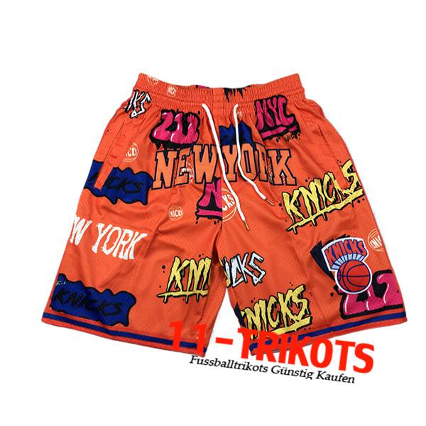 New York Knicks Shorts NBA 2024/25 Orange