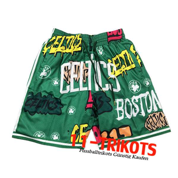 Boston Celtics Shorts NBA 2024/25 Grün