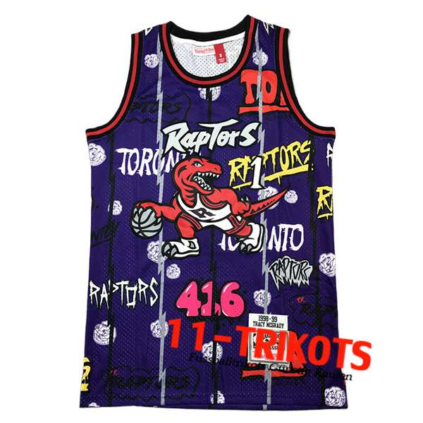 Toronto Raptors Trikot (McGRADY #1) 2024/25 lila