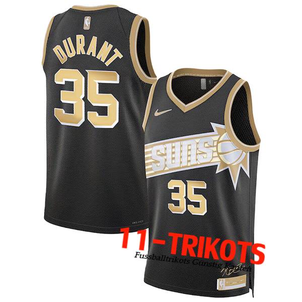 Phoenix Suns Trikot (DURANT #35) 2024/25 Schwarz/Gelb