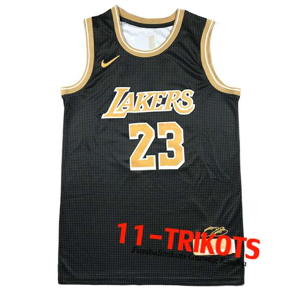 Los Angeles Lakers Trikot (JAMES #23) 2024/25 Schwarz/Gelb