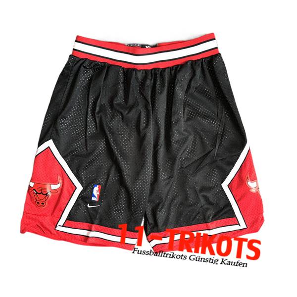 Chicago Bulls Shorts NBA 2024/25 Schwarz/Rot