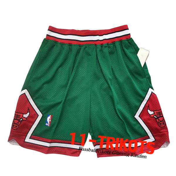 Chicago Bulls Shorts NBA 2024/25 Grün/Rot