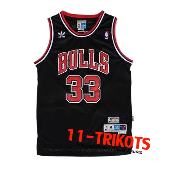 Chicago Bulls Trikot (PIPPEN #33) 2024/25 Schwarz/Rot