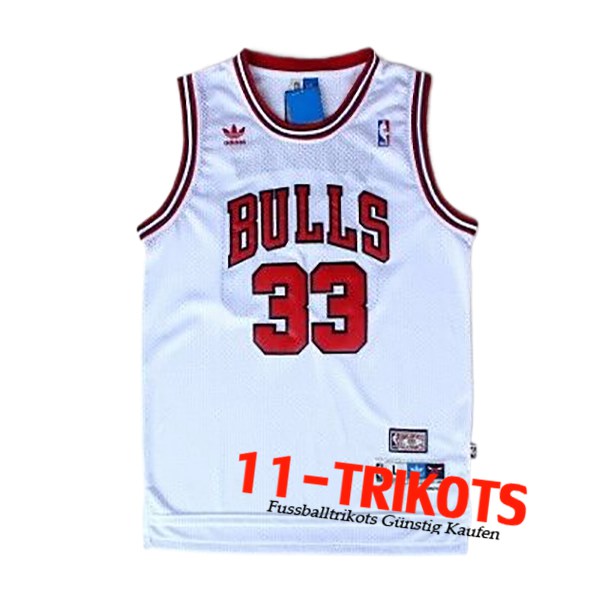 Chicago Bulls Trikot (PIPPEN #33) 2024/25 Weiß/Rot