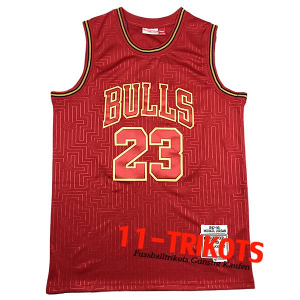 Chicago Bulls Trikot (JORDAN #23) 2024/25 Rot/Gelb