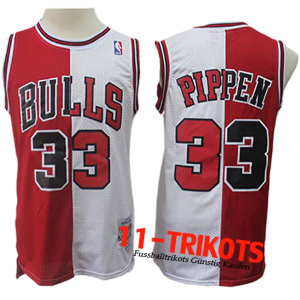 Chicago Bulls Trikot (PIPPEN #33) 2024/25 Rot/Weiß/Schwarz