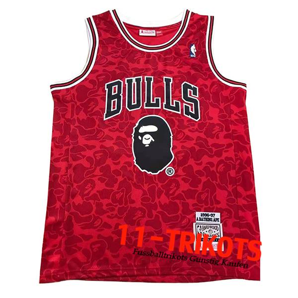 Chicago Bulls Trikot (BAPE #93) 2024/25 Rot/Schwarz