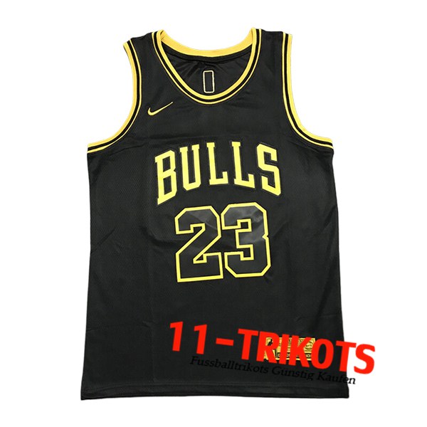 Chicago Bulls Trikot (JORDAN #23) 2024/25 Schwarz/Gelb -03