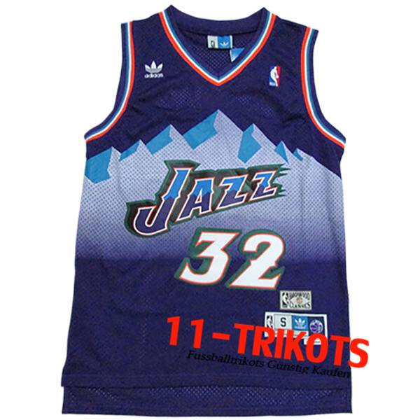 Utah Jazz Trikot (MALONE #32) 2024/25 lila/Weiß