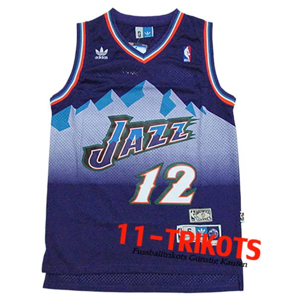 Utah Jazz Trikot (STOCKTON #12) 2024/25 lila/Weiß