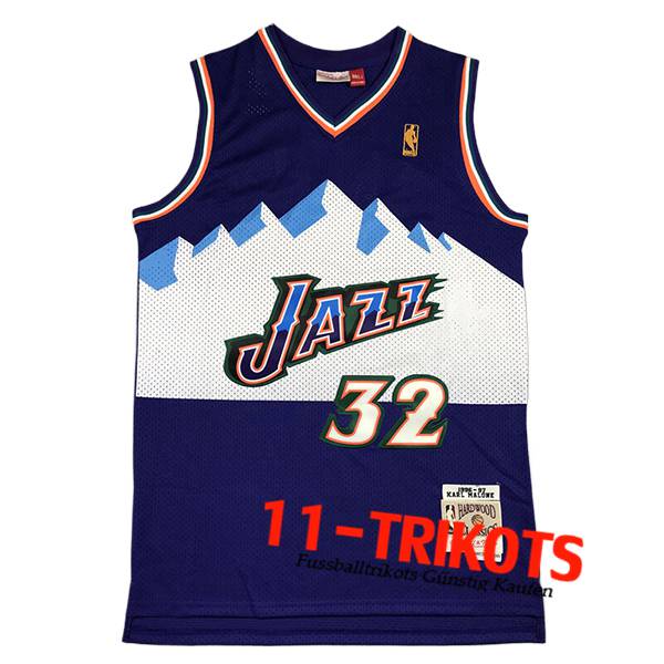 Utah Jazz Trikot (MALONE #32) 2024/25 lila/Weiß -02