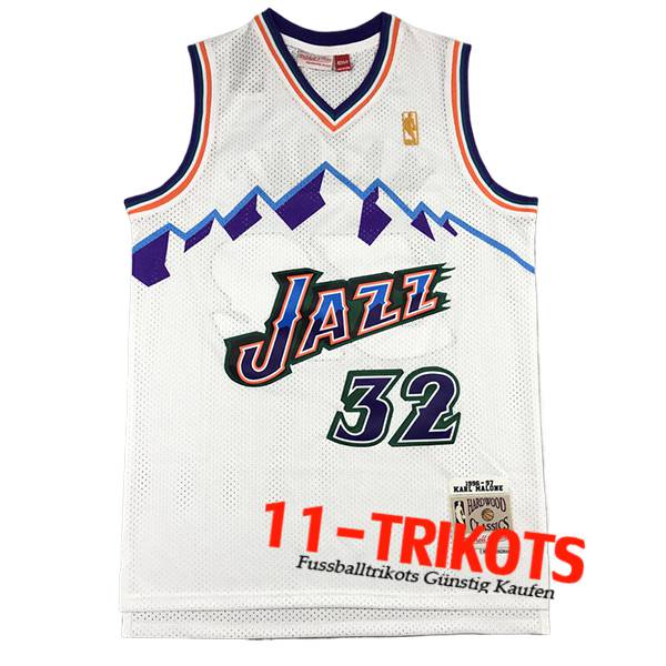 Utah Jazz Trikot (MALONE #32) 2024/25 Weiß