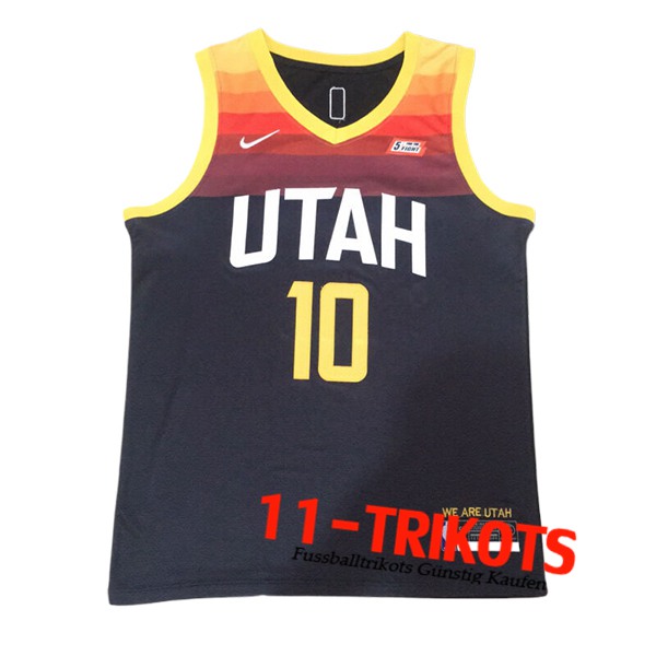 Utah Jazz Trikot (CONLEY #10) 2024/25 Schwarz/Gelb