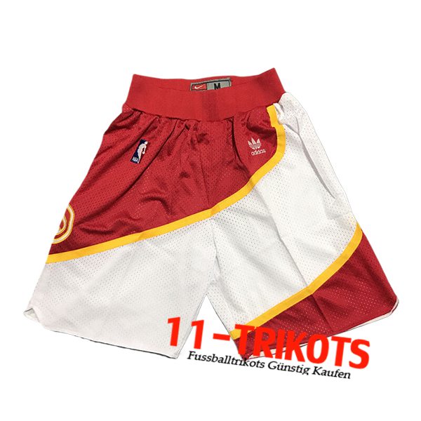 Atlanta Hawks Shorts NBA 2024/25 Weiß/Rot