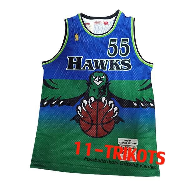 Atlanta Hawks Trikot (MUTOMBO #55) 2024/25 Grün/Blau