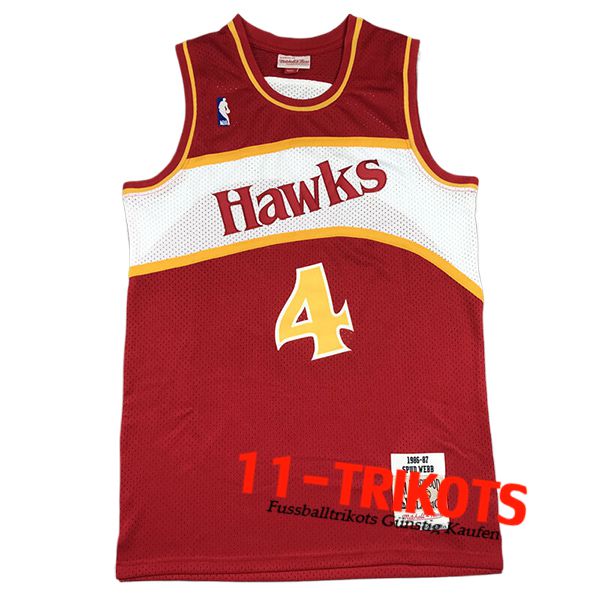 Atlanta Hawks Trikot (WEBB #4) 2024/25 Rot/Weiß/Gelb