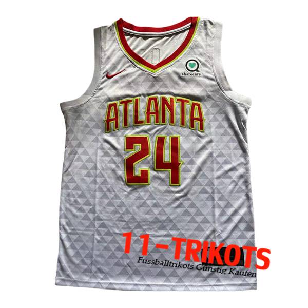 Atlanta Hawks Trikot (FERNANDO #24) 2024/25 Weiß/Rot