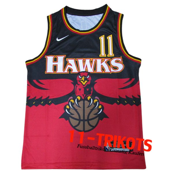 Atlanta Hawks Trikot (YOUNG #11) 2024/25 Rot/Schwarz