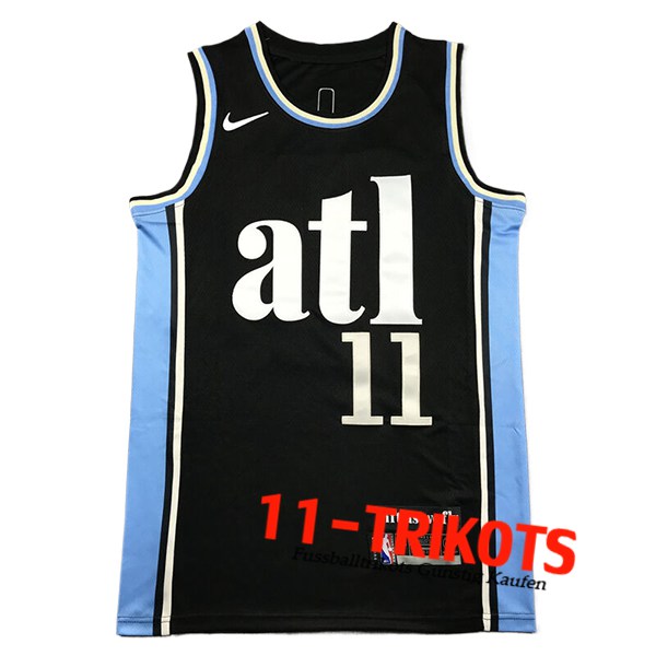 Atlanta Hawks Trikot (MURRAY #5) 2024/25 Schwarz/Blau