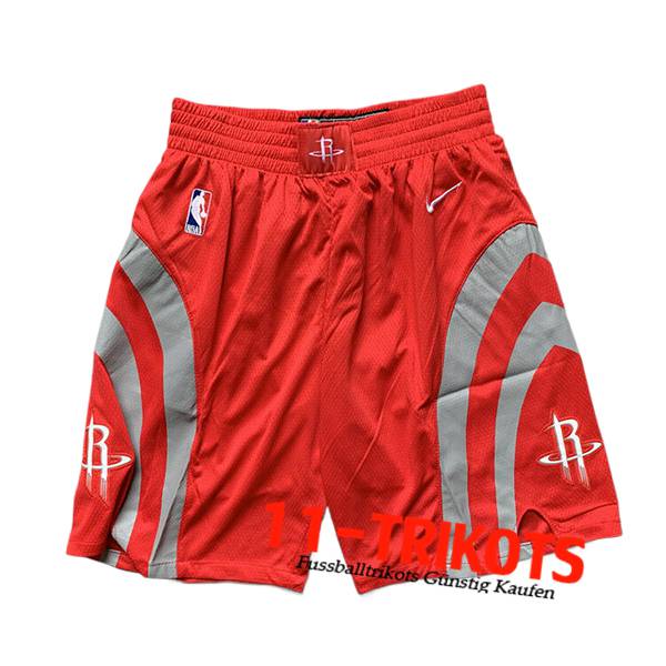 Houston Rockets Shorts NBA 2024/25 Rot/Grau