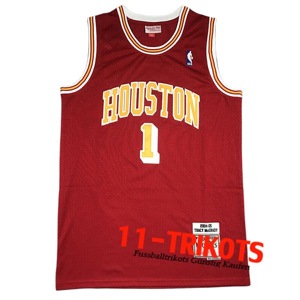 Houston Rockets Trikot (McGRADY #1) 2024/25 Rot/Gelb