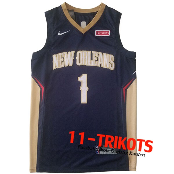 San New Orleans Pelicans Trikot (WILLIAMSON #1) 2024/25 Blau/Gelb