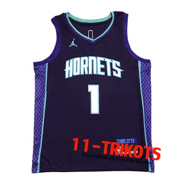 Charlotte Hornets Trikot (BALL #1) 2024/25 lila