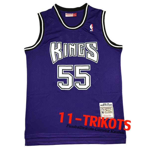 Sacramento Kings Trikot (WILLAMS #55) 2024/25 lila/Weiß