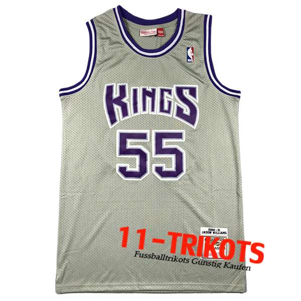 Sacramento Kings Trikot (WILLAMS #55) 2024/25 Grau/lila